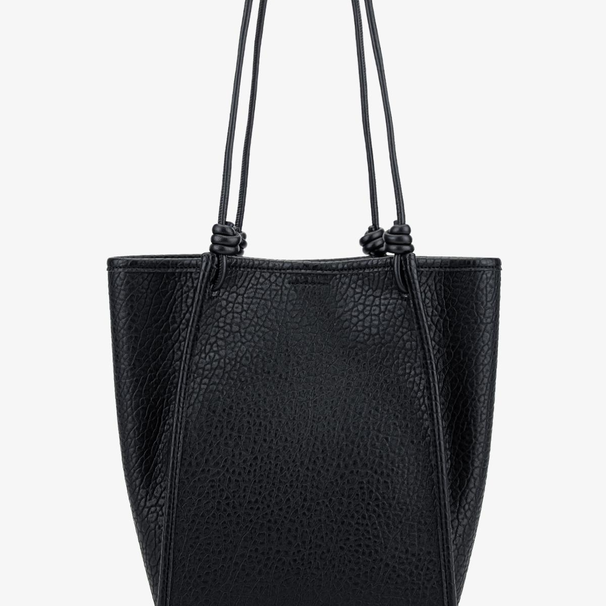 Valmenti Kadın Suni Deri Siyah Omuz Çanta