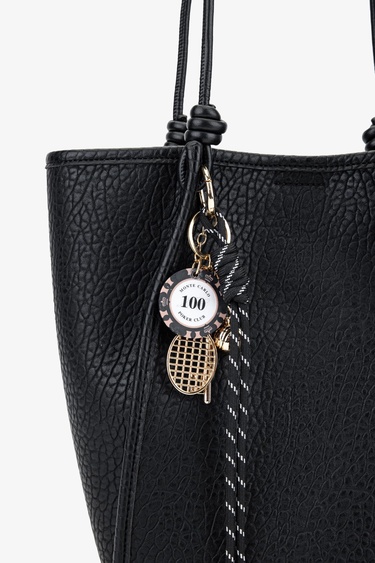  Valmenti Kadın Suni Deri Siyah Omuz Çanta