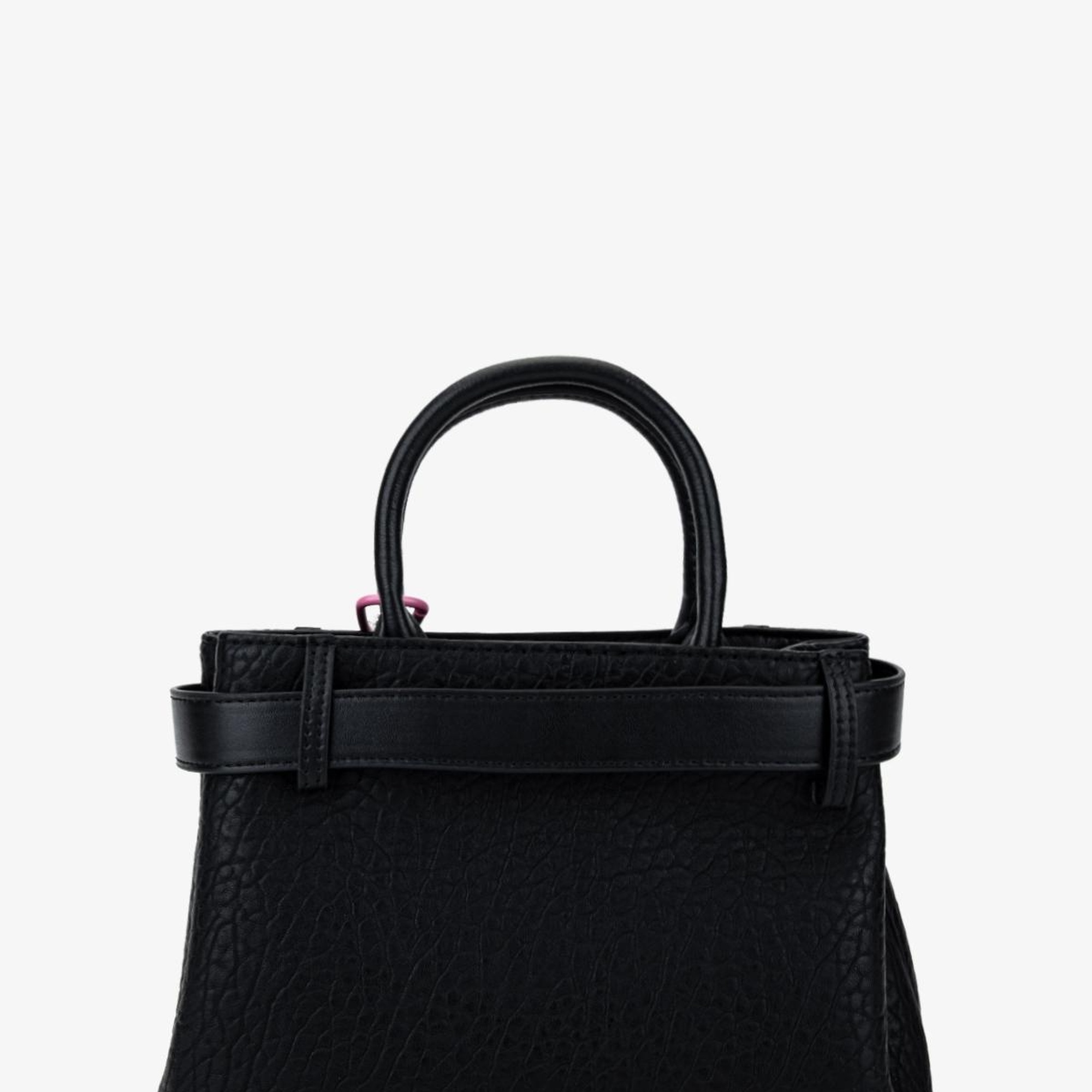 Valmenti Kadın Suni Deri Siyah Omuz Çanta