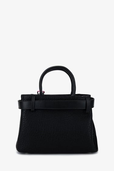  Valmenti Kadın Suni Deri Siyah Omuz Çanta