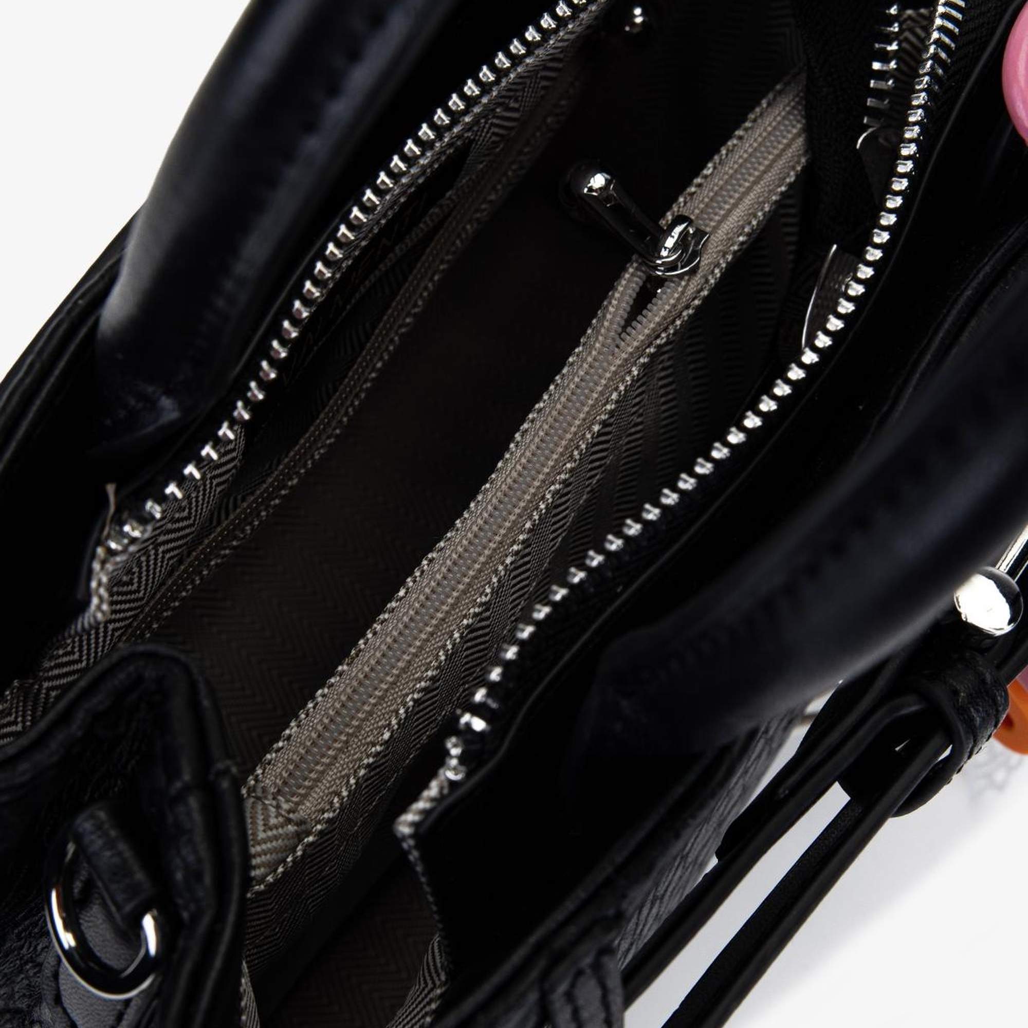 Valmenti Kadın Suni Deri Siyah Omuz Çanta