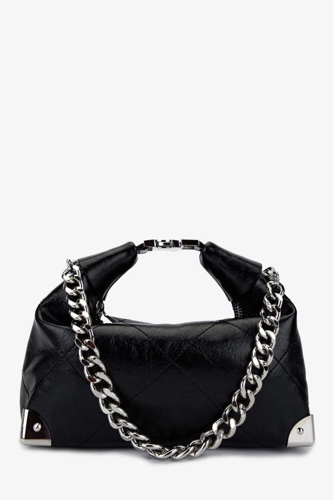  Valmenti Kadın Suni Deri Siyah Omuz Çanta