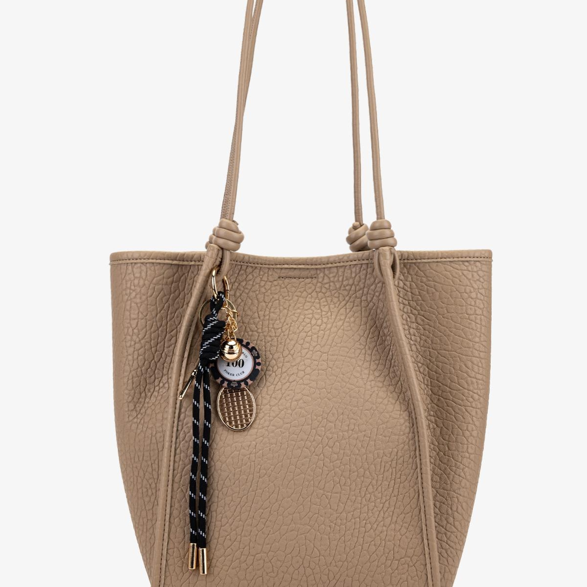 Valmenti Kadın Suni Deri Taupe Omuz Çanta