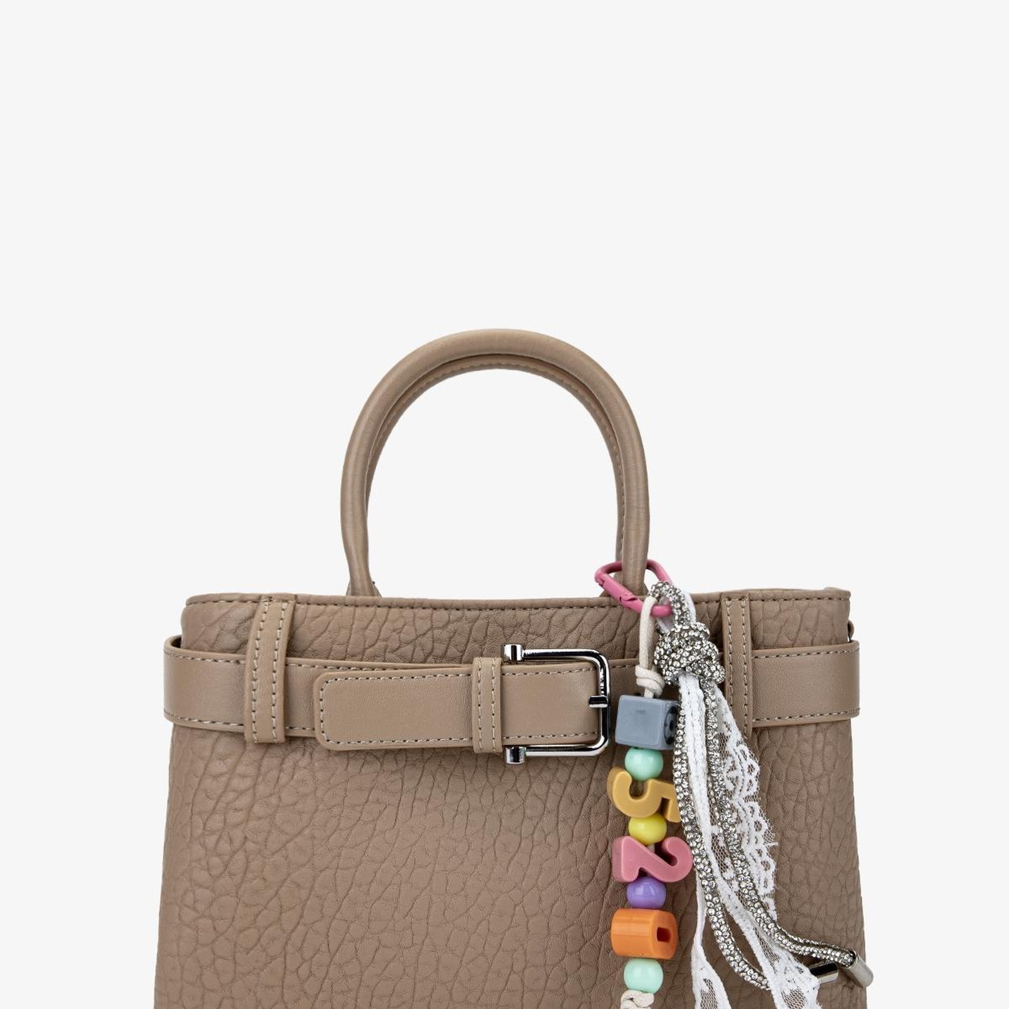 Valmenti Kadın Suni Deri Taupe Omuz Çanta