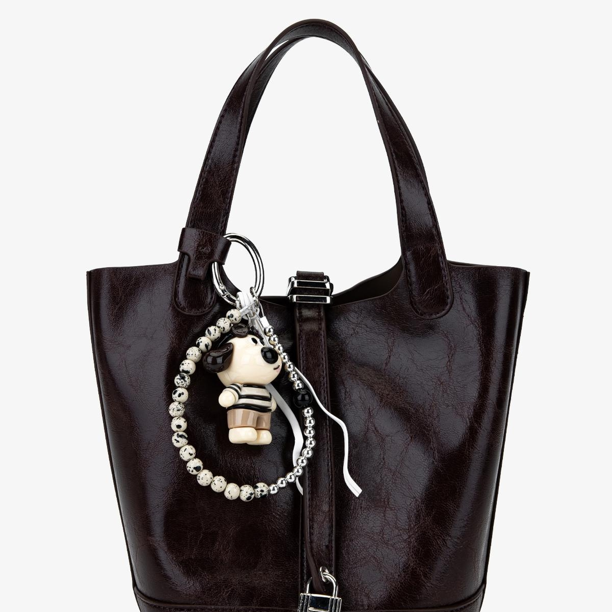 Valmenti Kadın Suni Deri Kahverengi Omuz Çanta