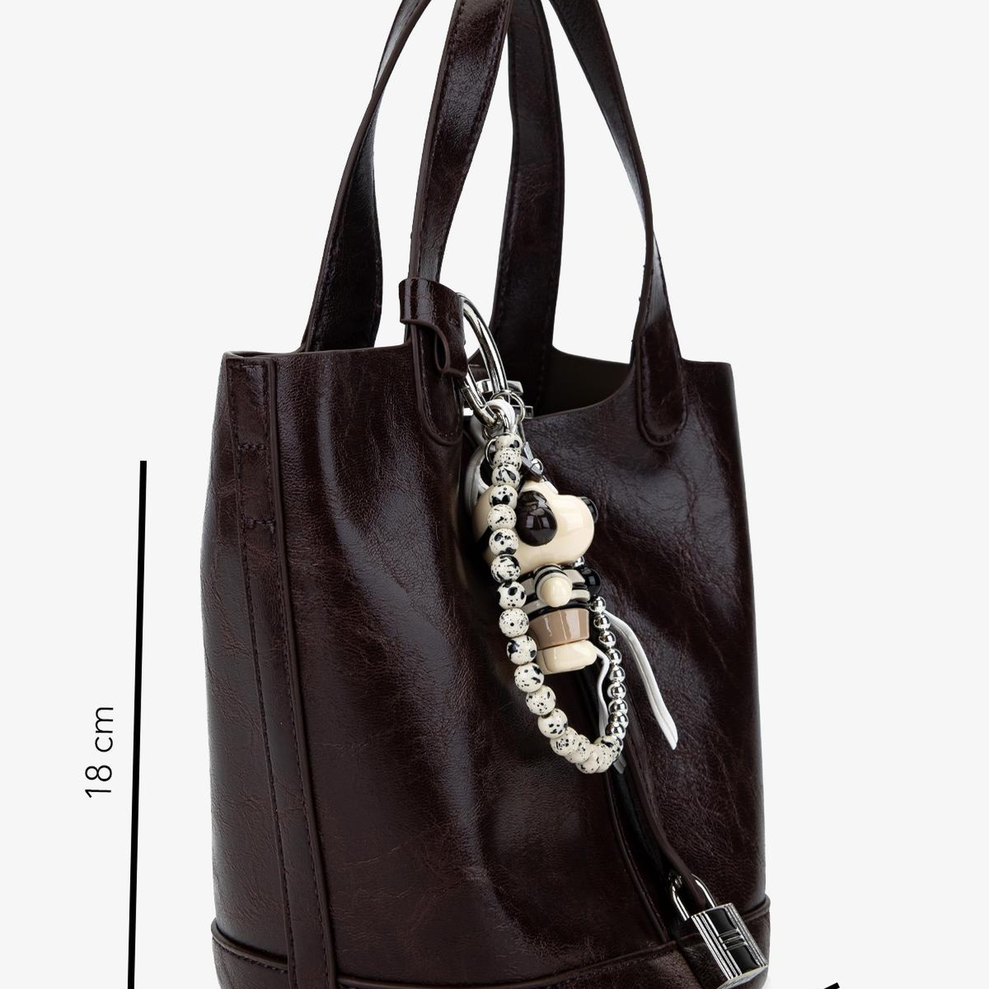 Valmenti Kadın Suni Deri Kahverengi Omuz Çanta