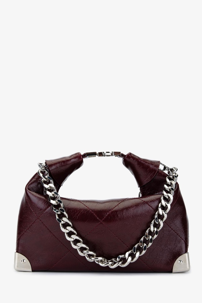  Valmenti Kadın Suni Deri Bordo Omuz Çanta