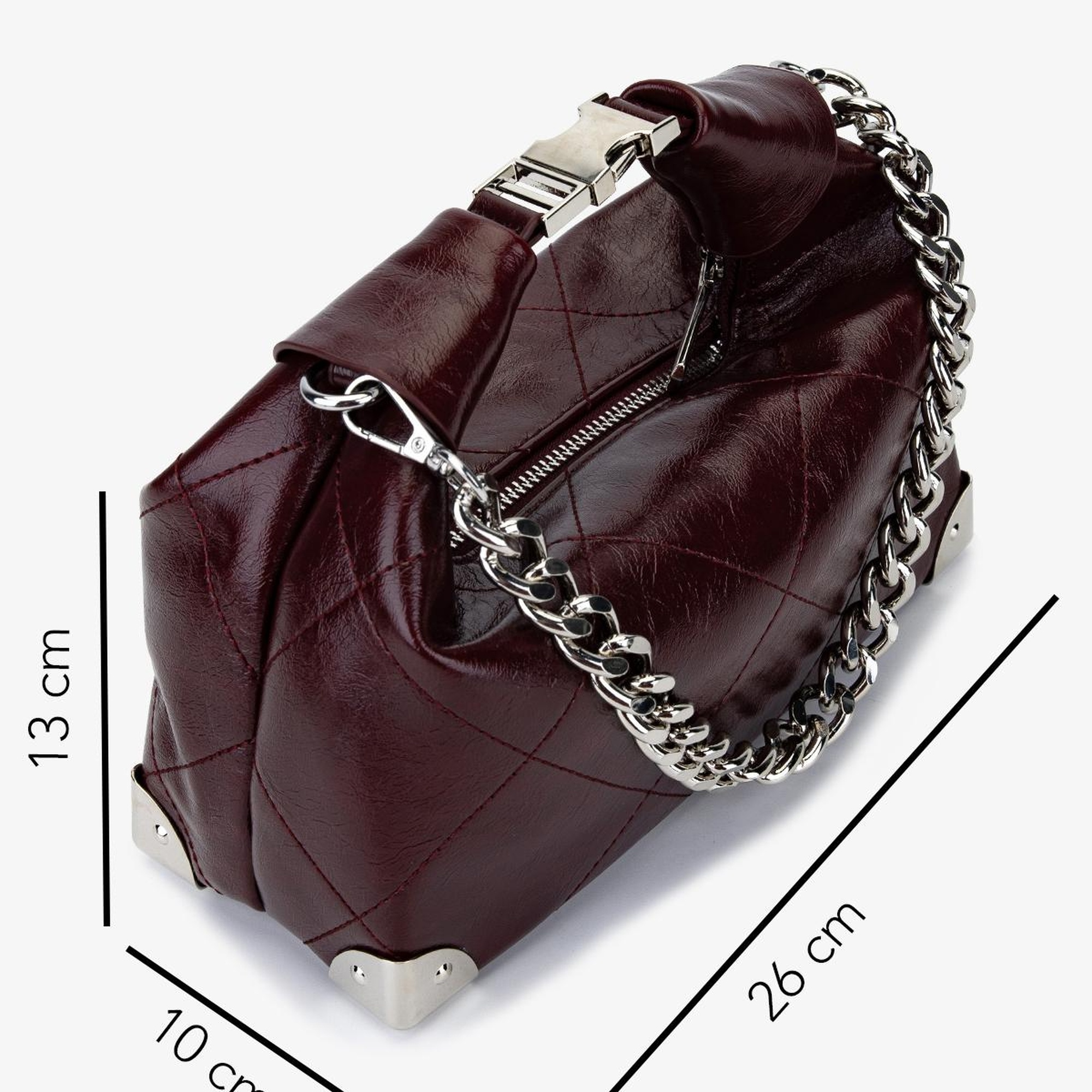 Valmenti Kadın Suni Deri Bordo Omuz Çanta