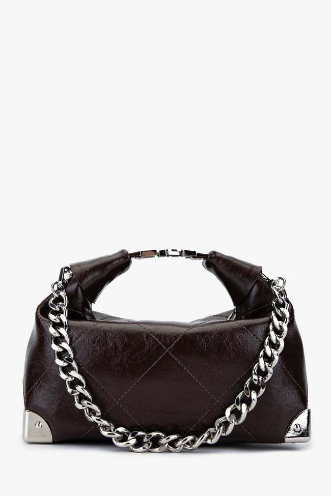  Valmenti Kadın Suni Deri Kahverengi Omuz Çanta