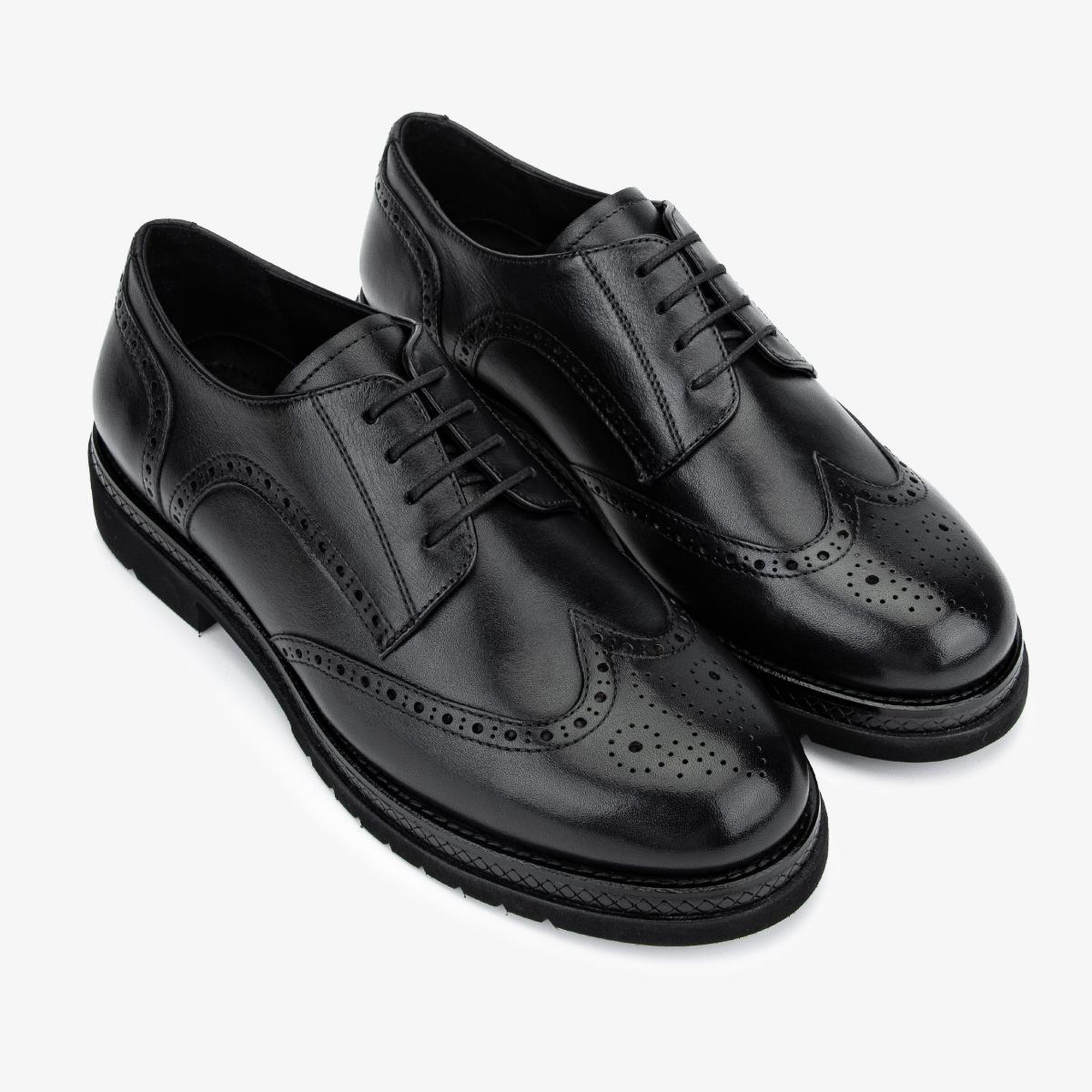 Valmenti Kadın Hakiki Deri Siyah Casual Ayakkabı