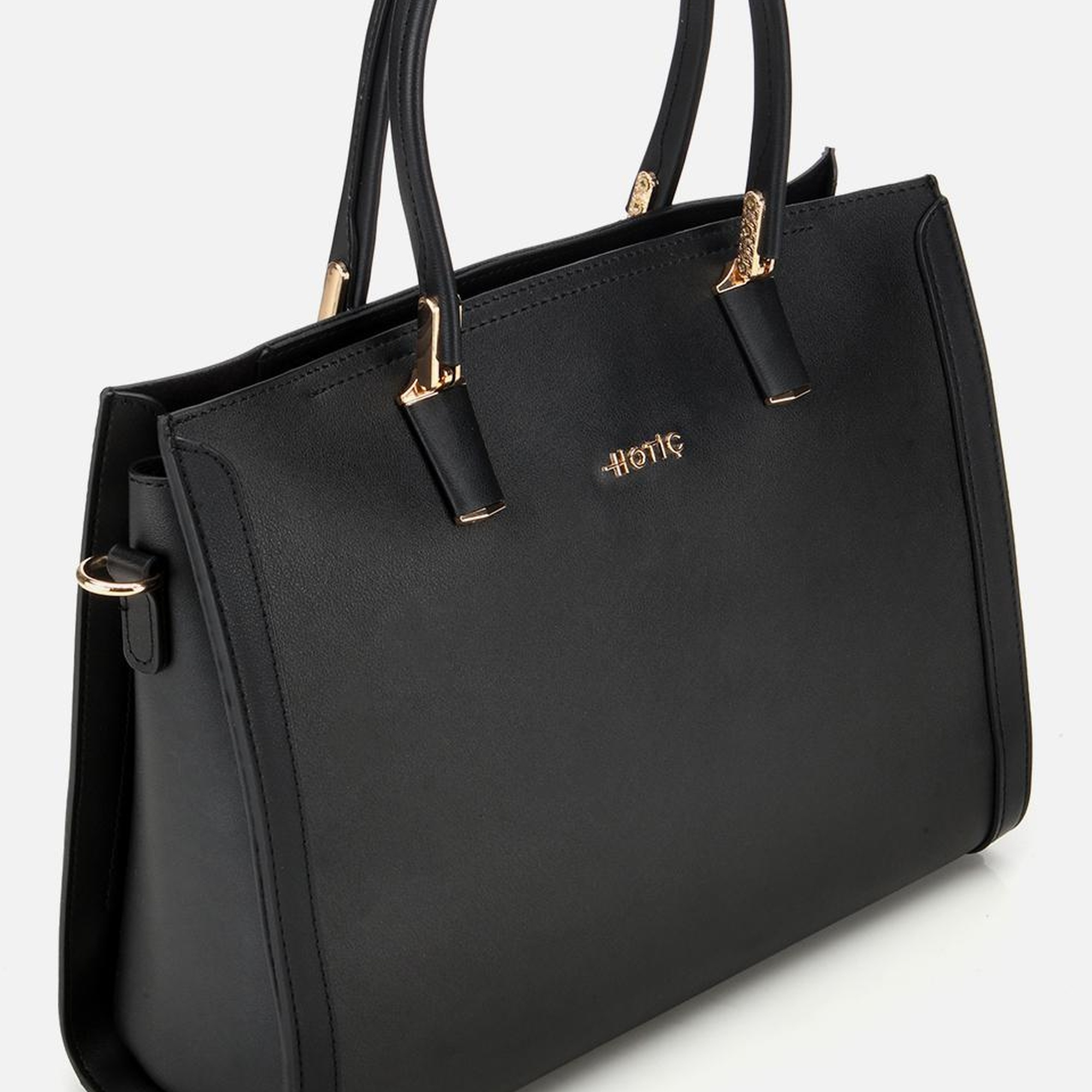 Kadın Siyah Fermuarlı Omuz Çantası