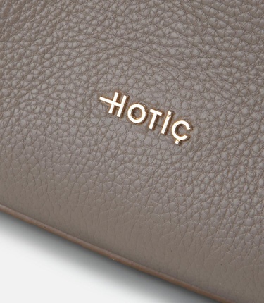  Kadın Deri Vizon Fermuarlı Omuz Çantası