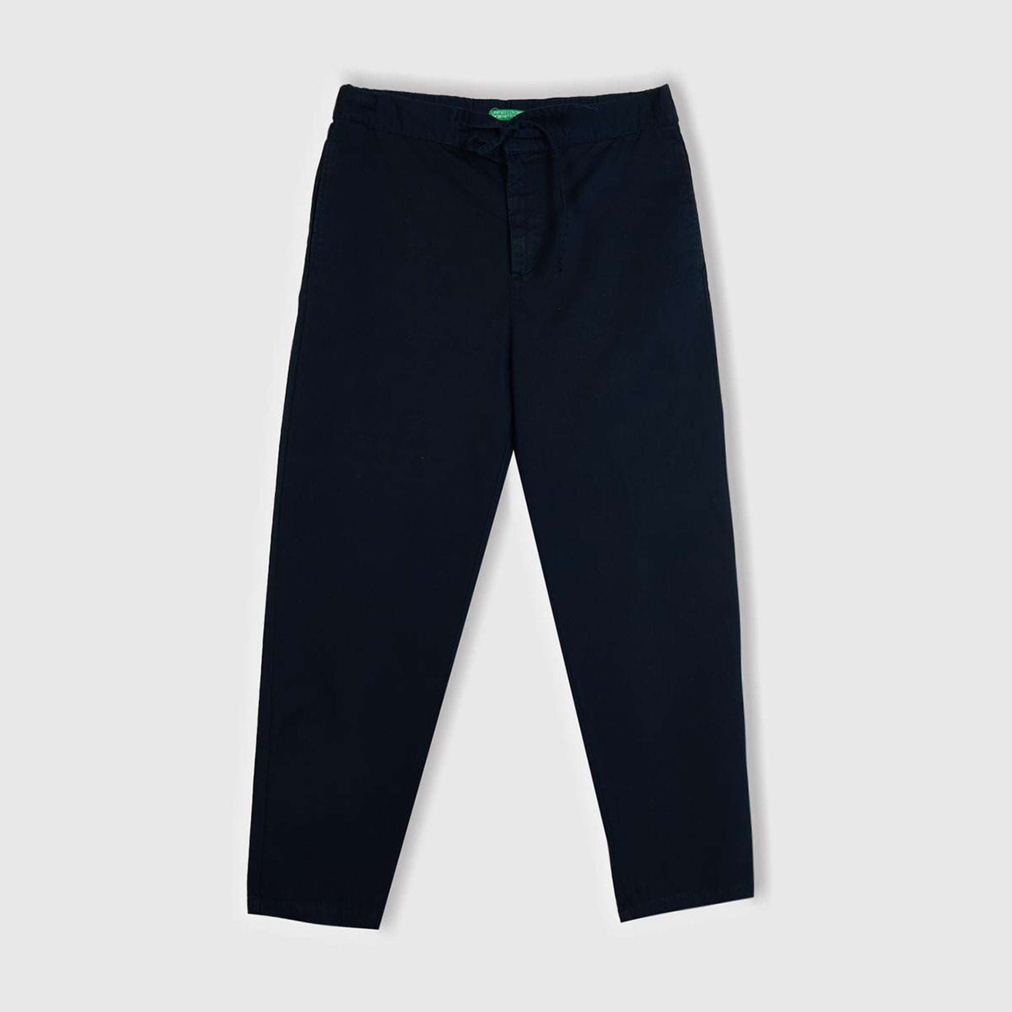 Erkek Lacivert Beli İpli Chino Pantolon