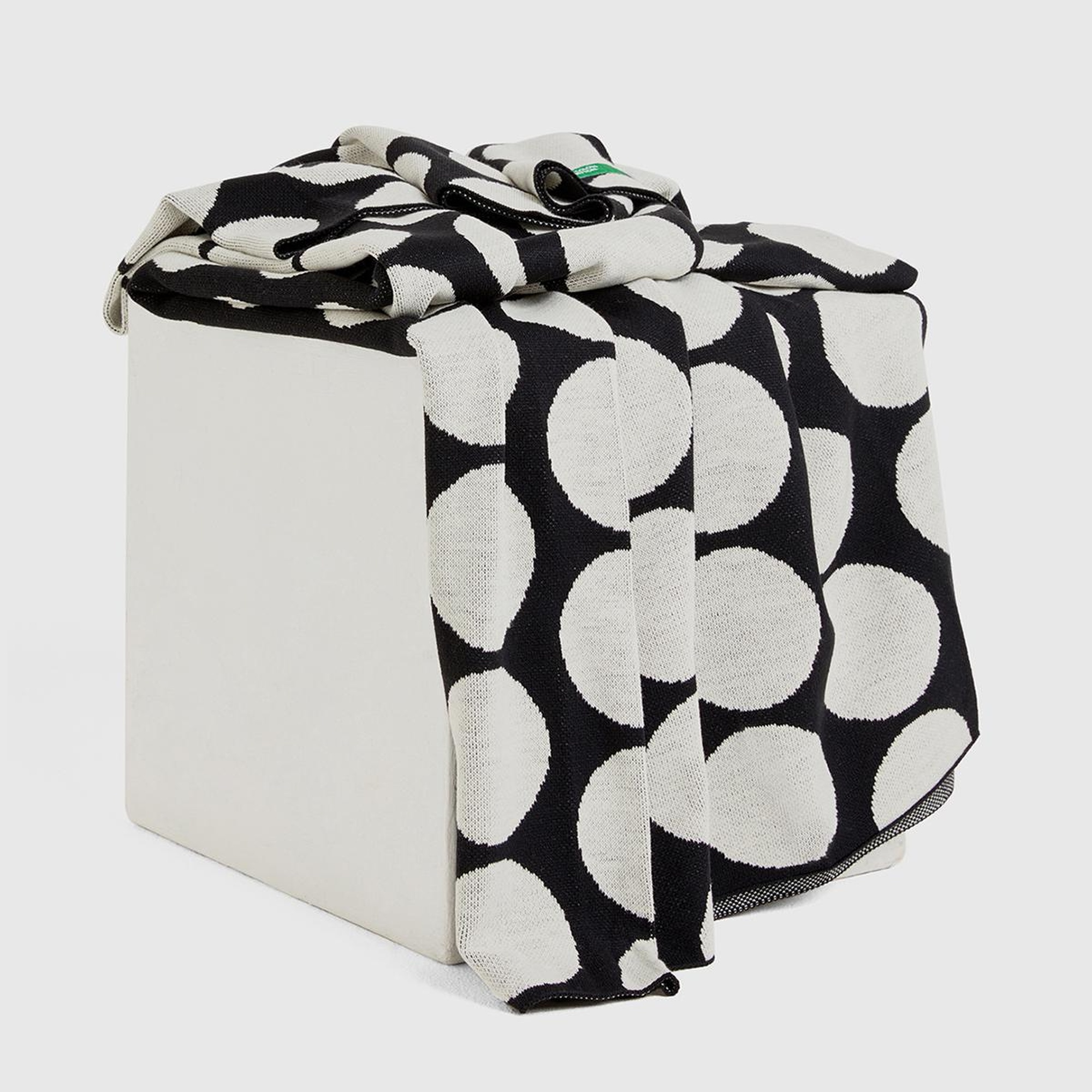 Unisex Siyah Dama Desenli Battaniye 140x190