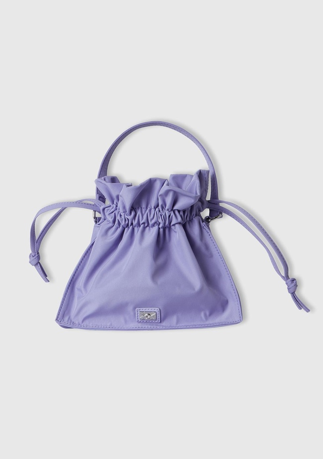  Kadın Lila Ağzı Büzgülü Çanta