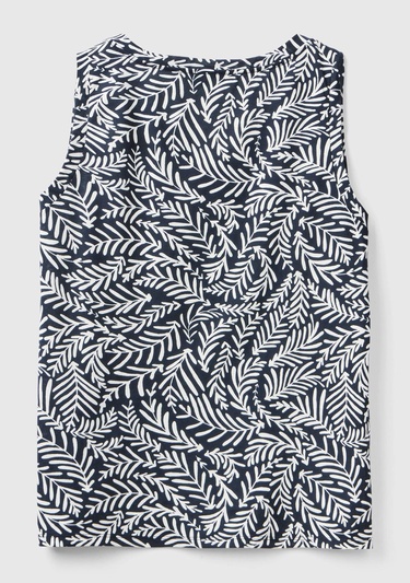  Kadın Siyah-Beyaz %100 Pamuk Tamamı Desenli Yırtmaçlı Geniş V Yaka Atlet