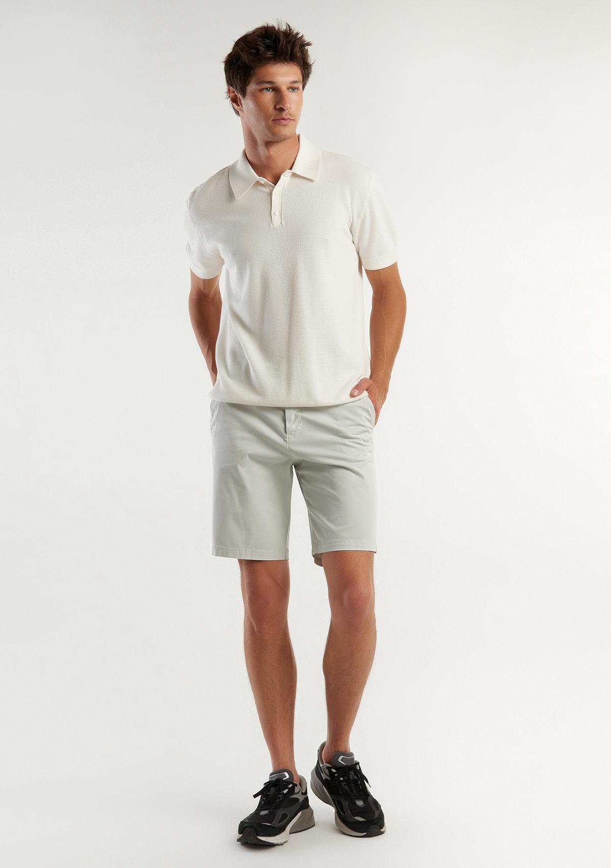  Erkek Kemik Chino Bermuda