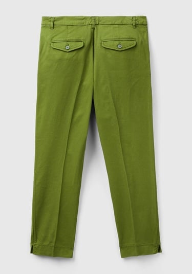  Kadın Soluk Yeşil Mevsimlik Chino