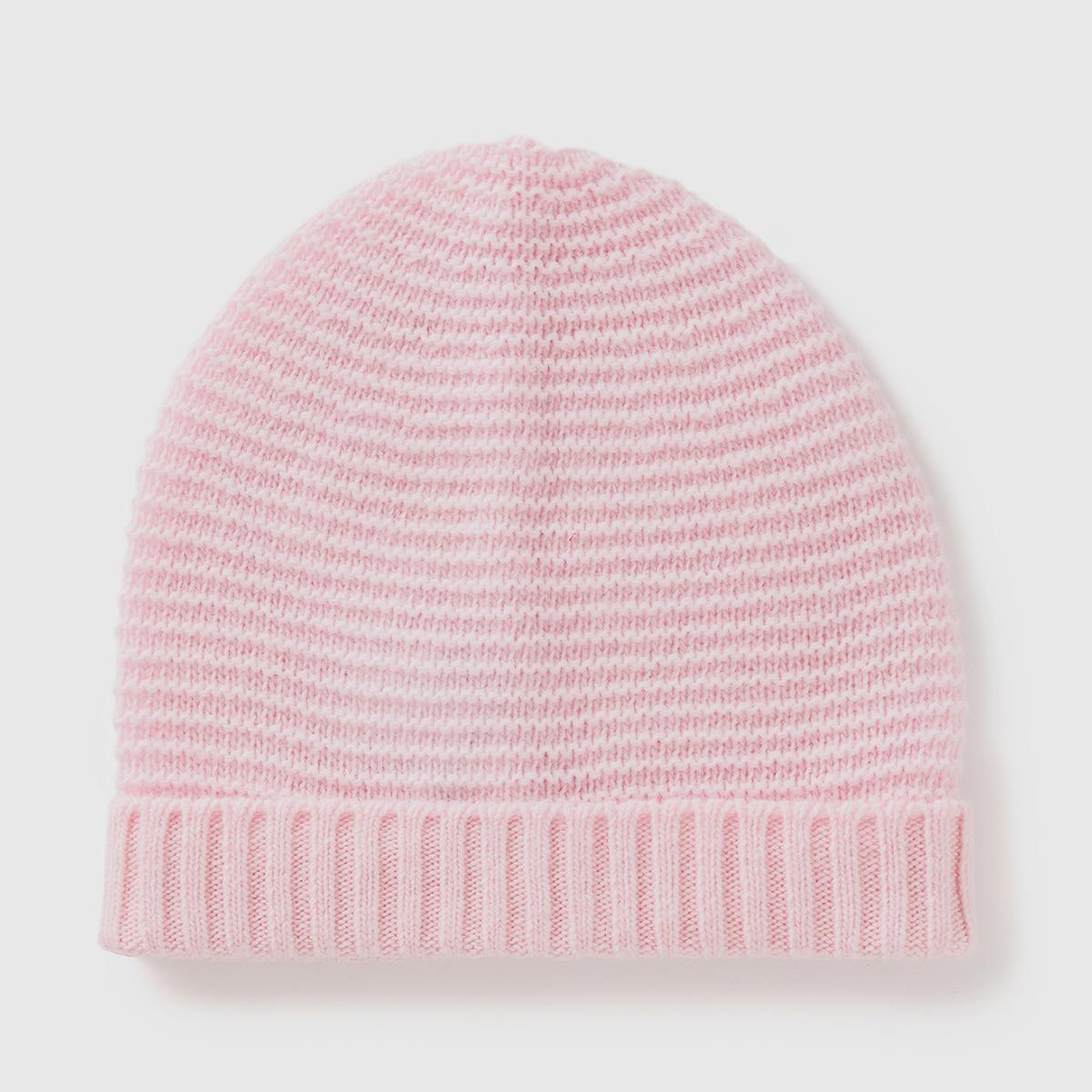 Erkek Çocuk Açık Pembe Örgü Bere