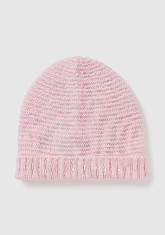  Erkek Çocuk Açık Pembe Örgü Bere