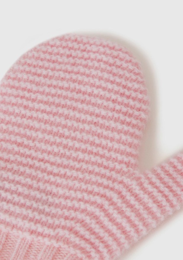  Erkek Çocuk Açık Pembe Örgü Eldiven