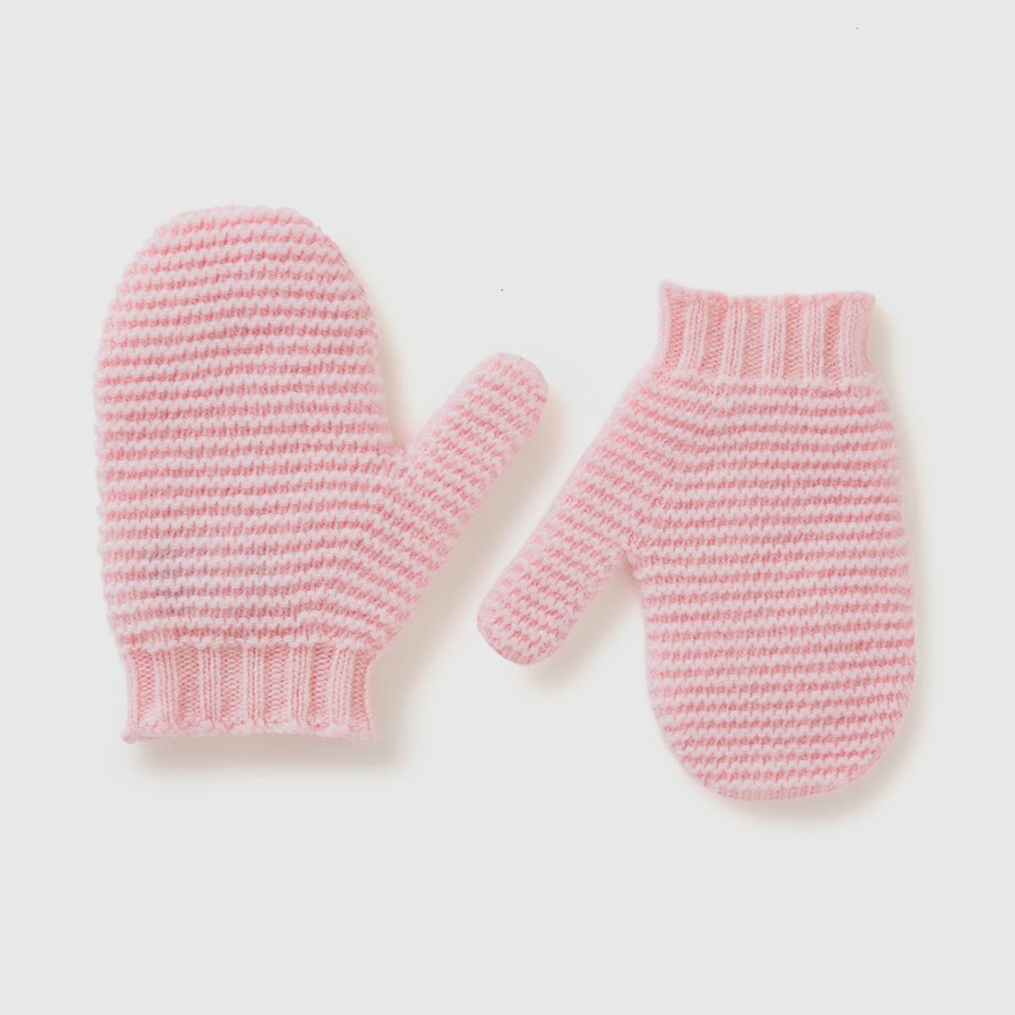 Erkek Çocuk Açık Pembe Örgü Eldiven