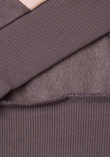  Kız Çocuk Antrasit Mix Pamuk Karışımlı Payet Logolu Kapşonlu Sweatshirt