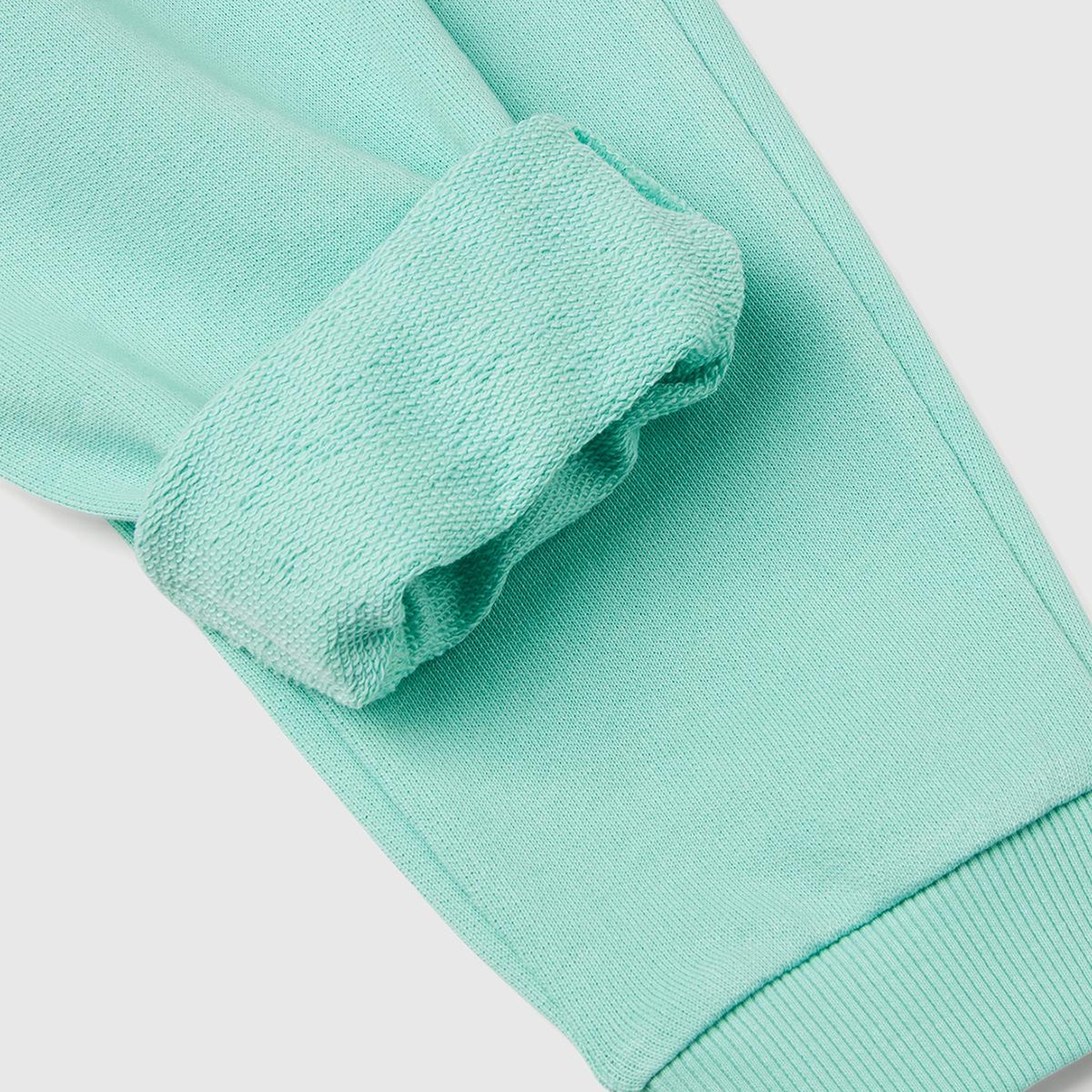 Kız Çocuk Su Yeşili Benetton Logolu Eşofman Altı