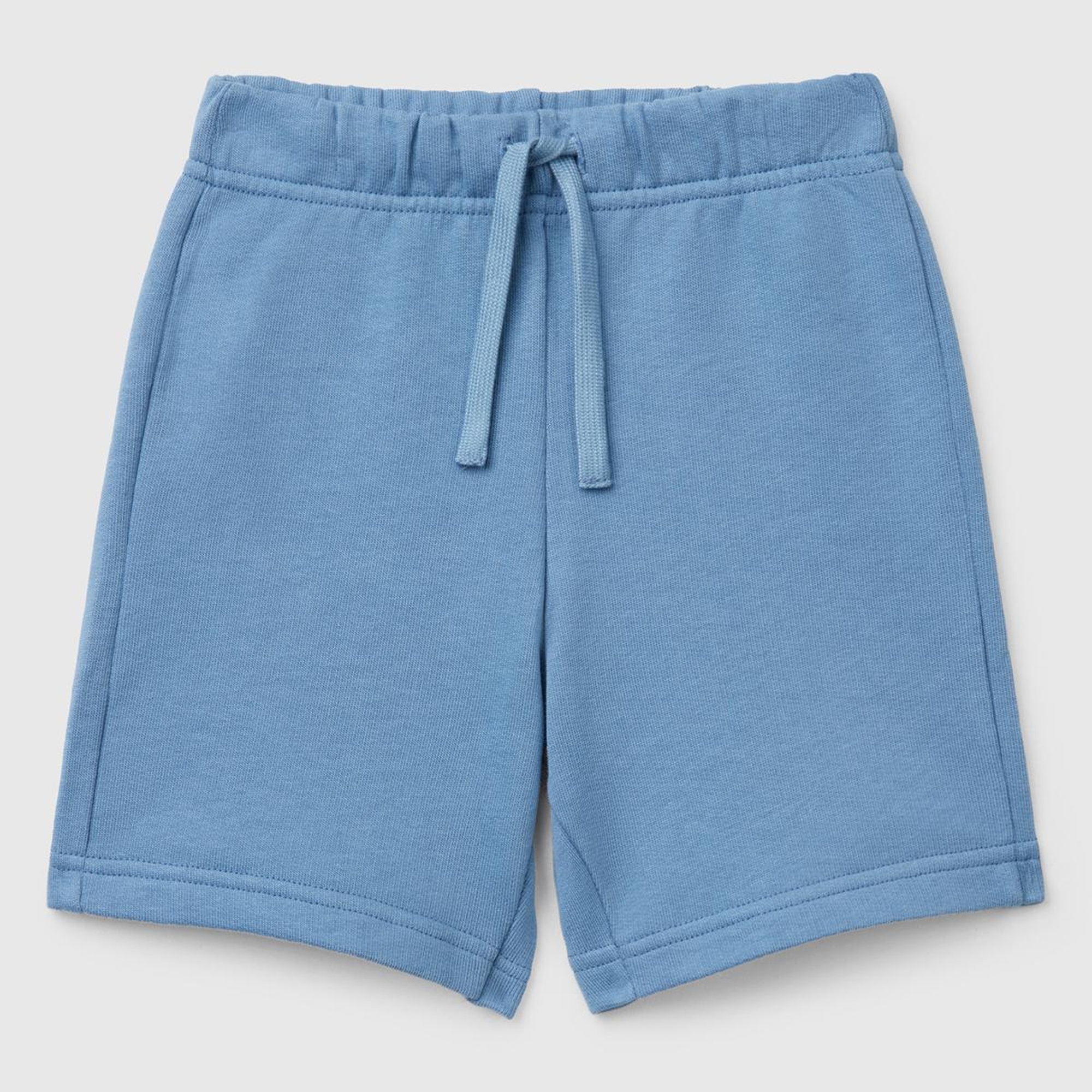 Erkek Çocuk Havacı Mavi Arka Cebi Logolu Sweat Şort