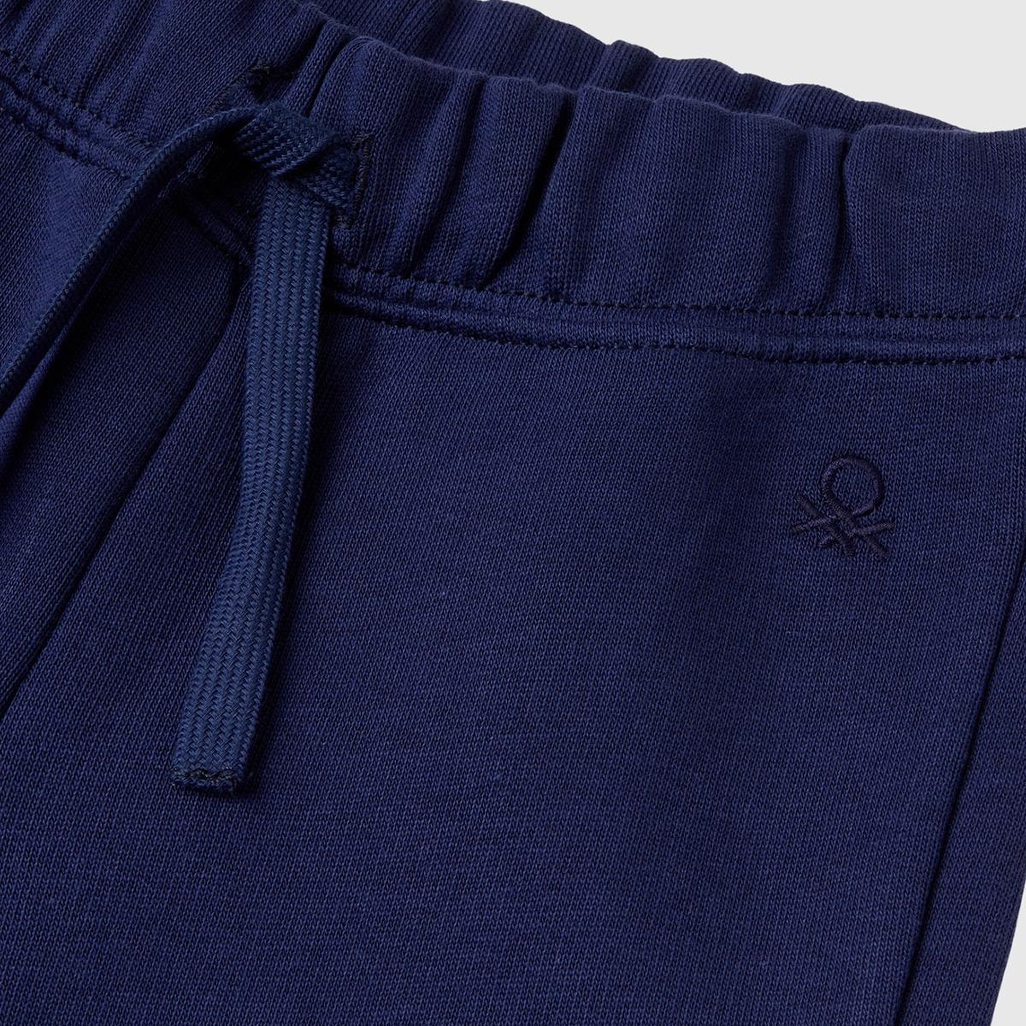 Kız Çocuk Lacivert Logo İşlemeli Eşofman Altı