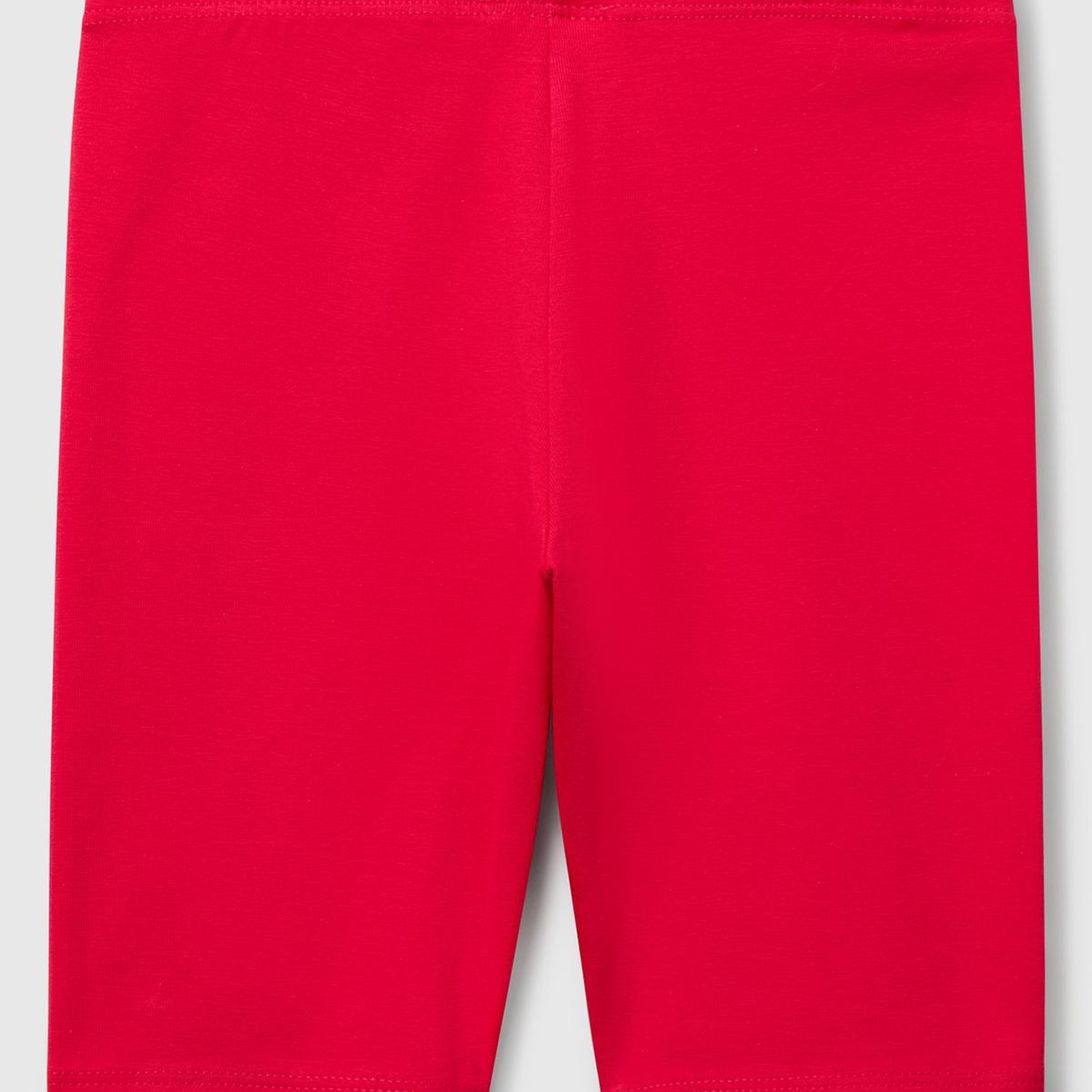 Kız Çocuk Fuşya Ton Sür Ton Logo İşlemeli Mini Bisikletçi Taytı