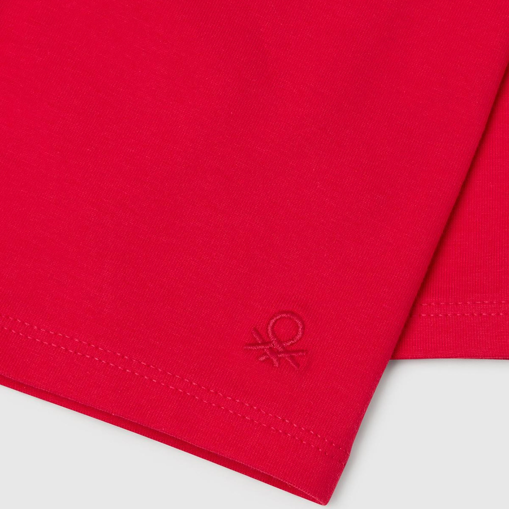 Kız Çocuk Fuşya Ton Sür Ton Logo İşlemeli Mini Bisikletçi Taytı