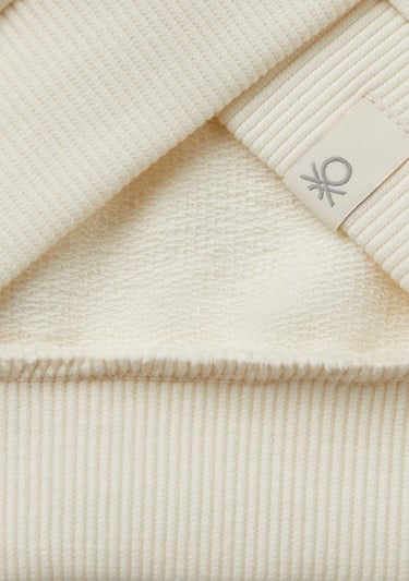  Erkek Çocuk Ekru Marvel Kahraman Baskılı Etiket Logolu Kapüşonlu Sweatshirt