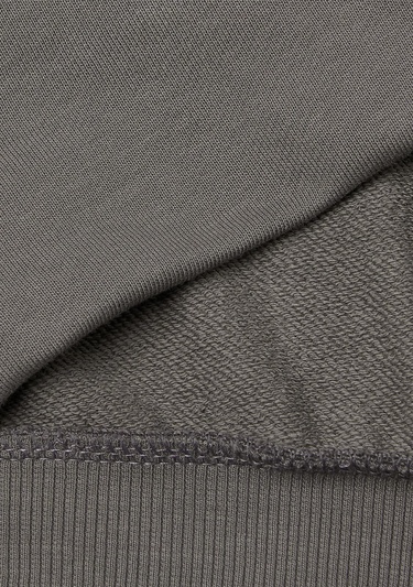  Erkek Çocuk Antrasit Sırtı Şerit Detaylı Logolu Kese Cepli Kapüşonlu Sweatshirt