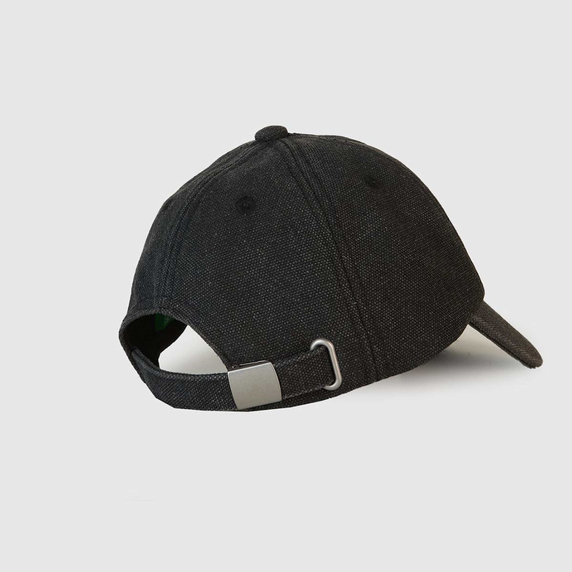 Erkek Çocuk Siyah Kanvas Soluk Efektli Logolu Keo Şapka