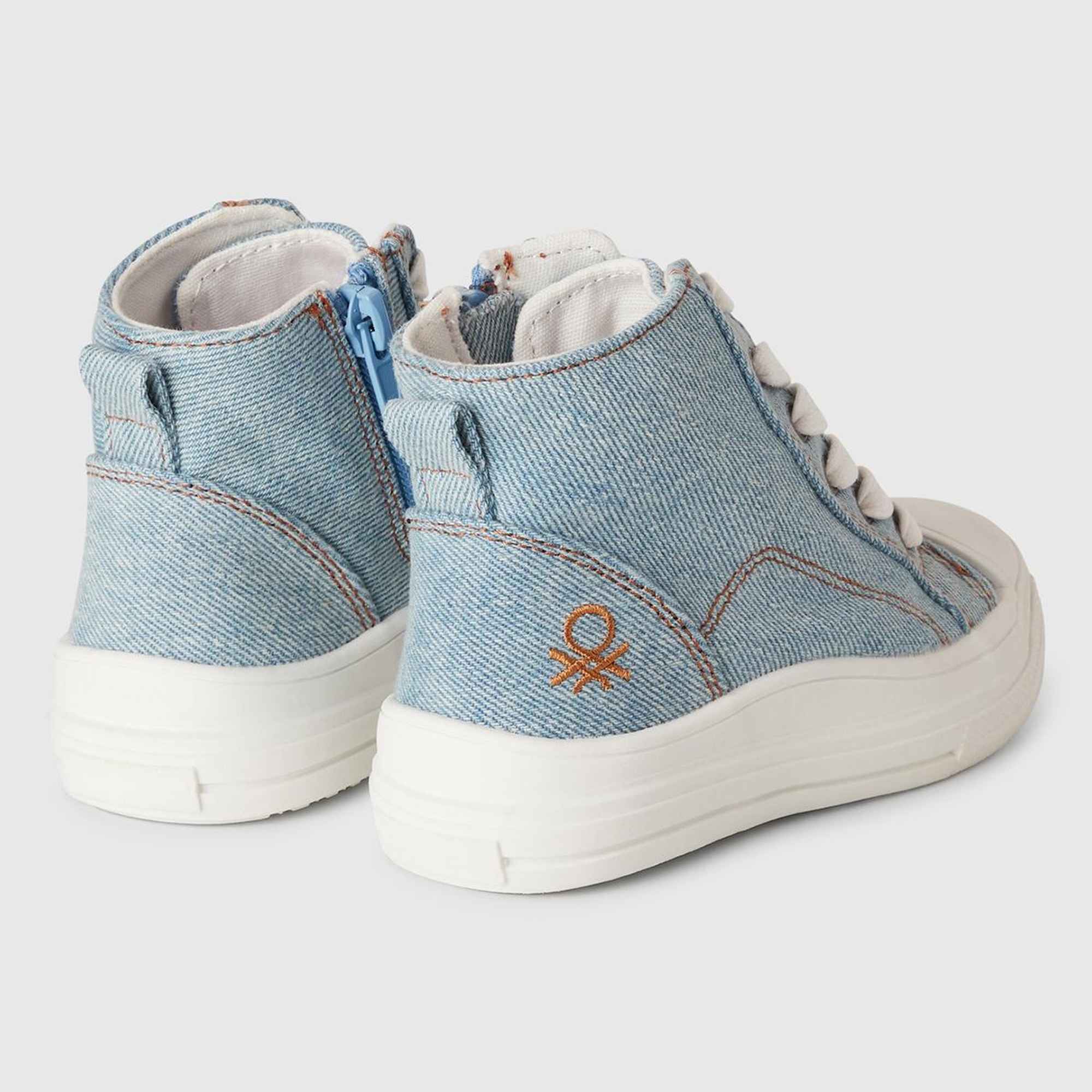 Erkek Çocuk Denim Logo Detaylı Sneaker