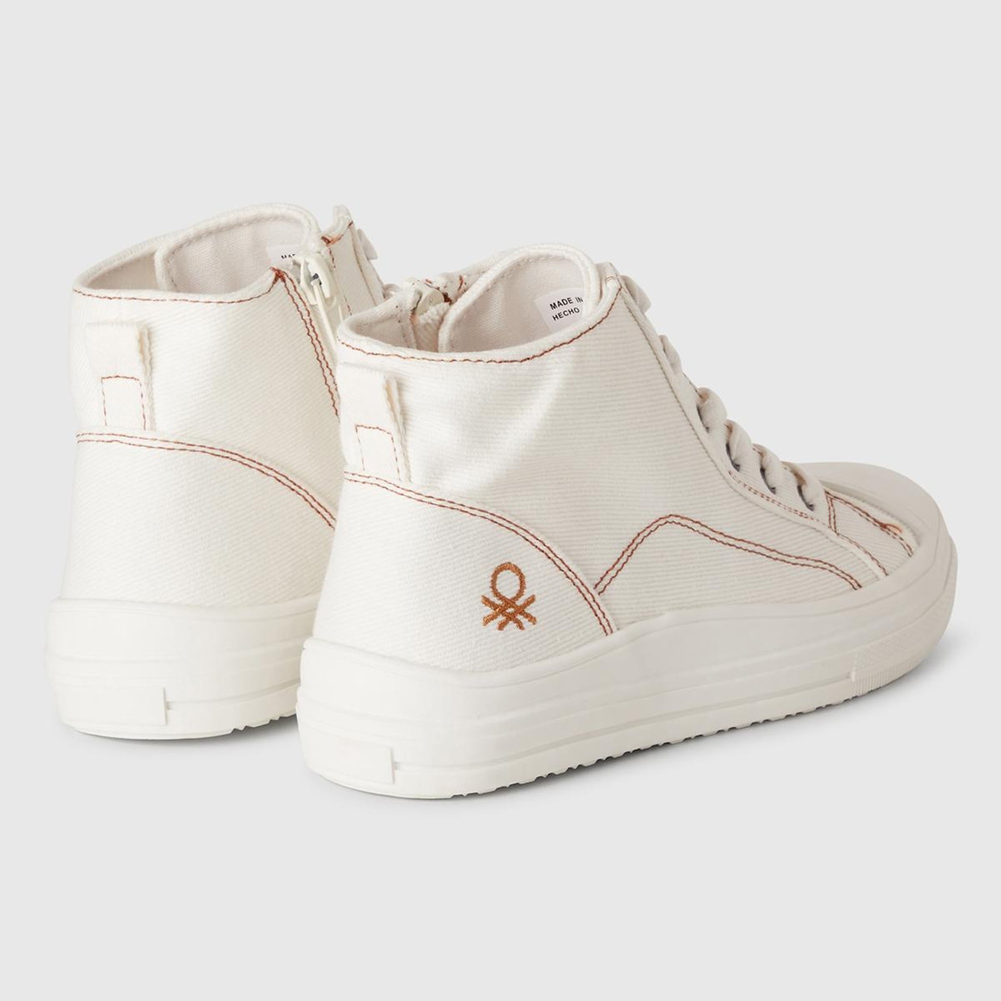 Erkek Çocuk Beyaz Logo Detaylı Sneaker