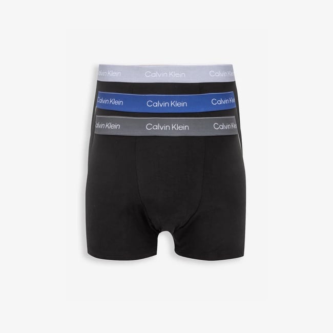  Calvin Klein Relaxed Fit 3'Lü Erkek Siyah Boxer