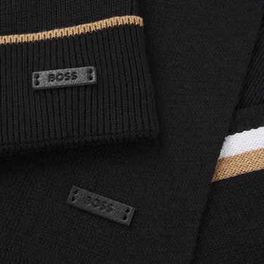  Boss Henzo Erkek Siyah Atkı