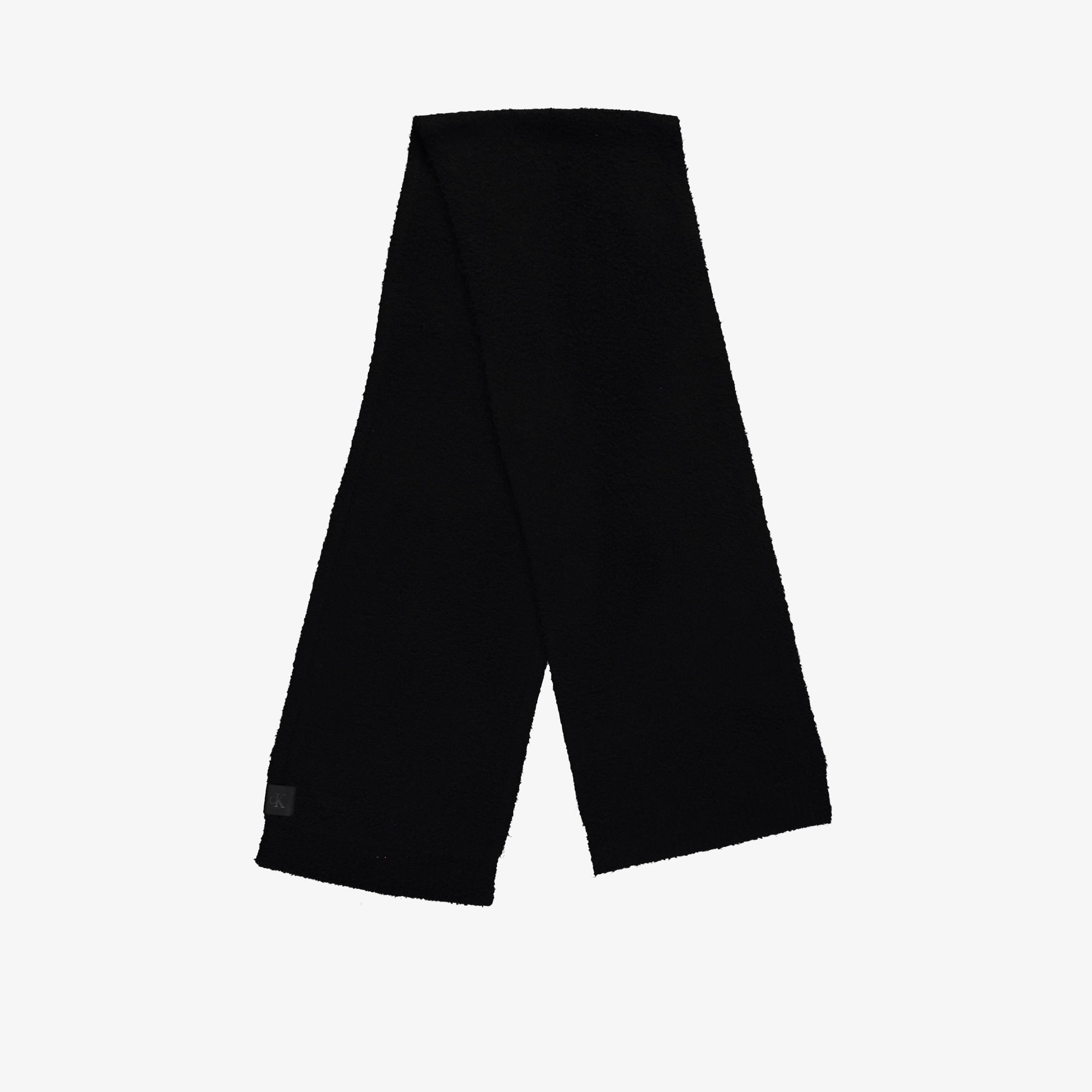  Calvin Klein Patch Boucle Erkek Siyah Atkı