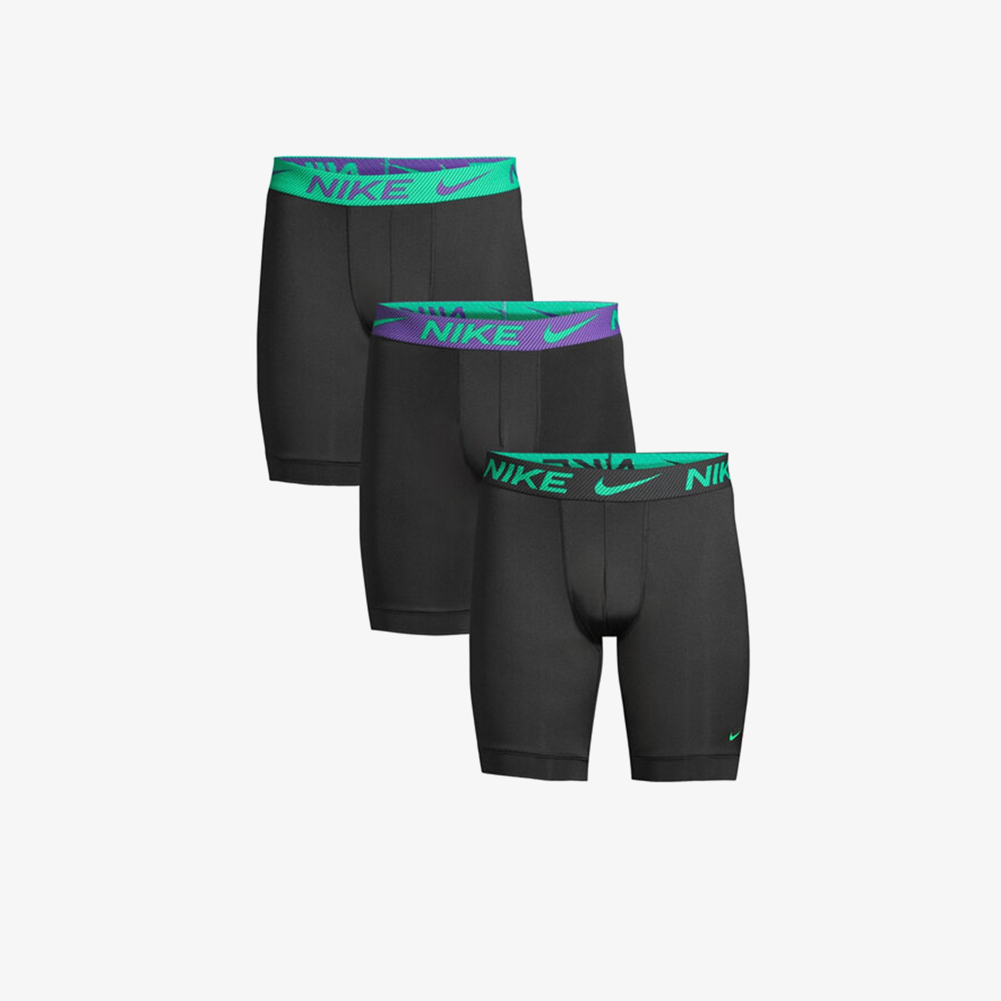 Nike Brief Long 3' lü Erkek Siyah Boxer