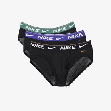  Nike Hip Brief 3' lü Erkek Siyah Boxer