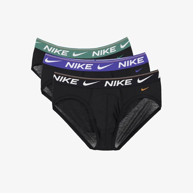  Nike Hip Brief 3' lü Erkek Siyah Boxer