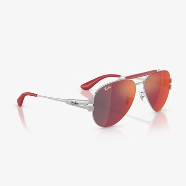  Ray-Ban RB3762M Scuderia Ferrari Collection Unisex Gri Güneş Gözlüğü