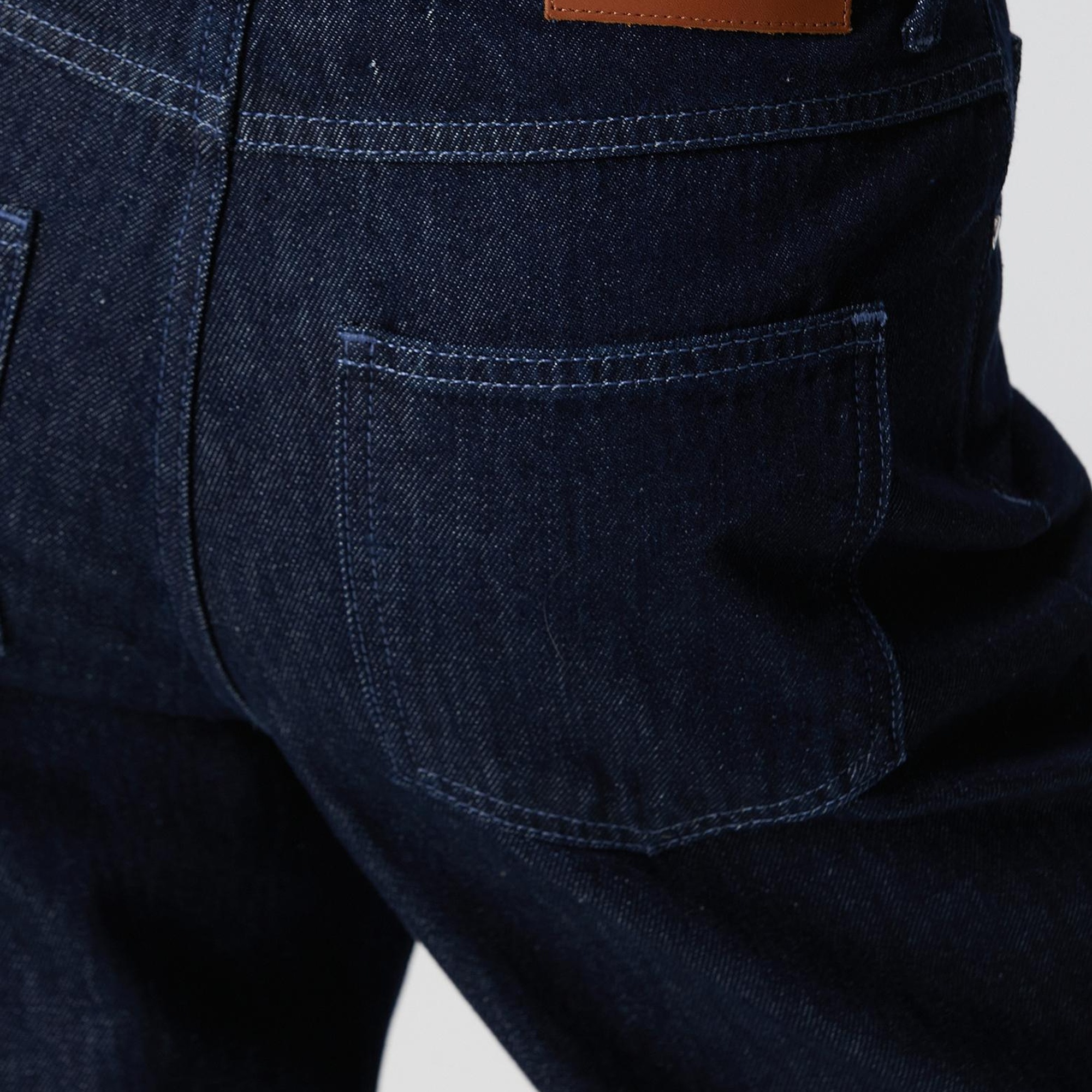 Network Kadın Koyu İndigo Mavi Geniş Paça Denim Pantolon