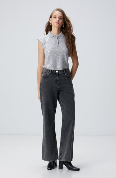  Network Kadın Antrasit Denim Pantolon