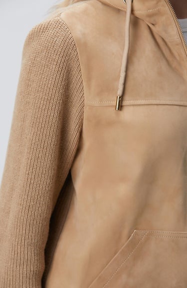  Network Kadın Bej Deri Mont