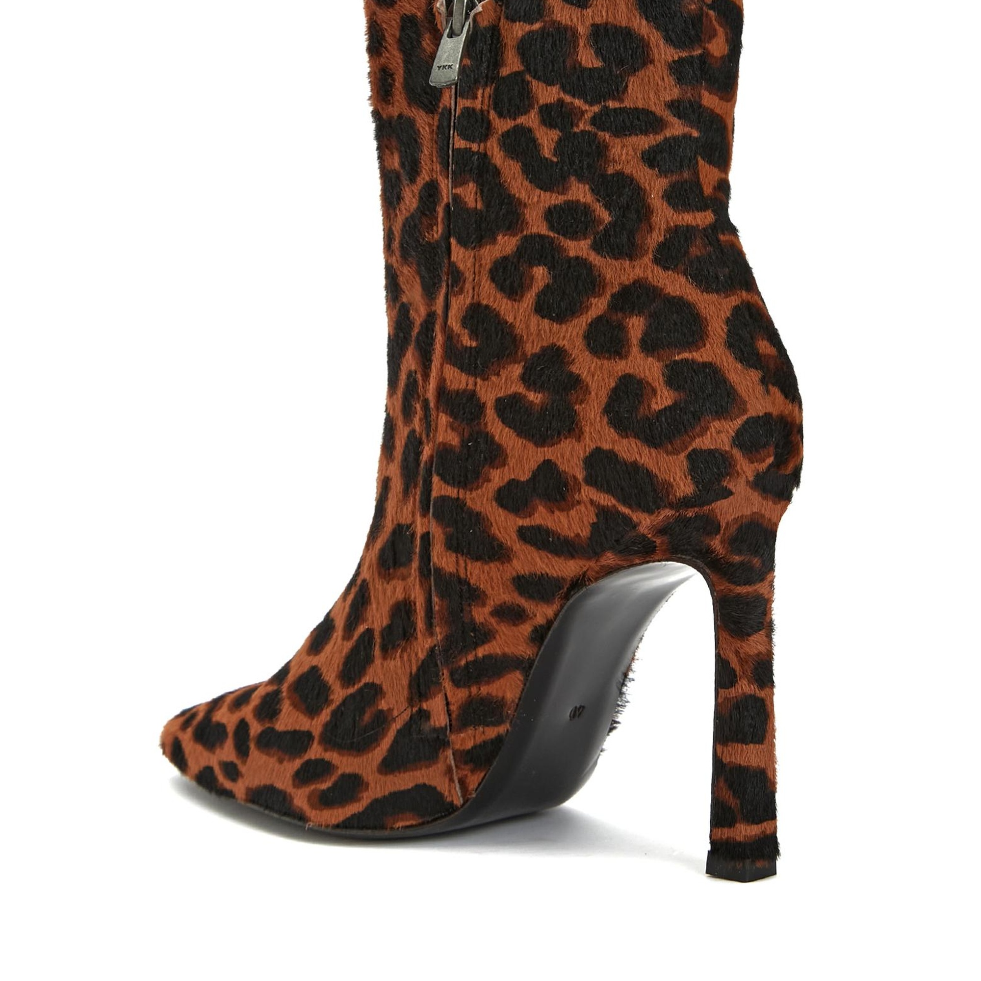 Network Kadın Leopar Desenli Deri Bot