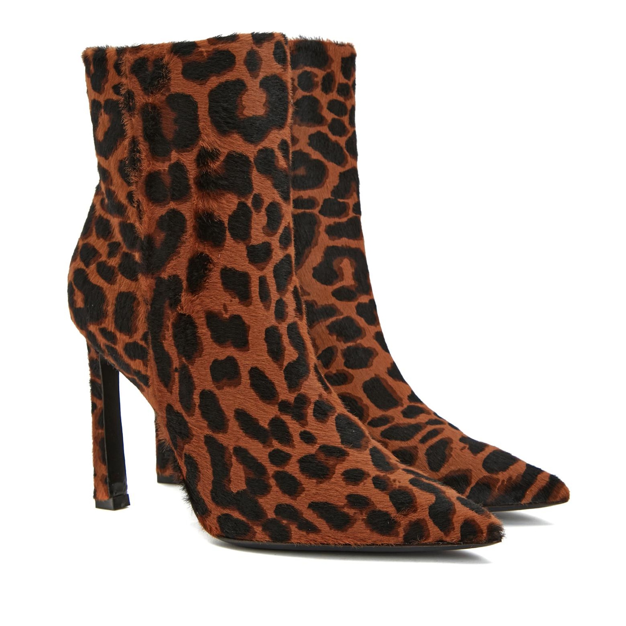 Network Kadın Leopar Desenli Deri Bot