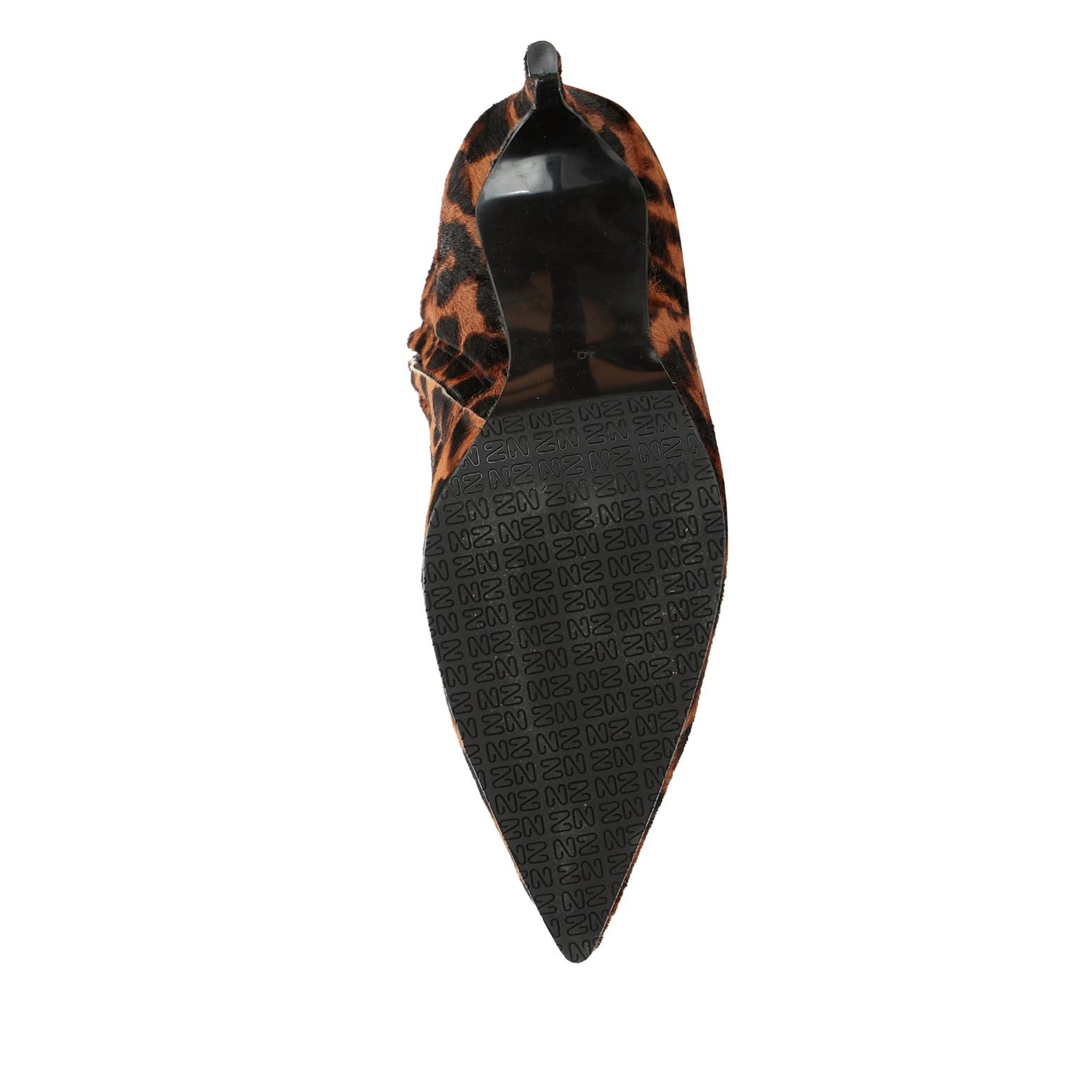 Network Kadın Leopar Desenli Deri Çizme